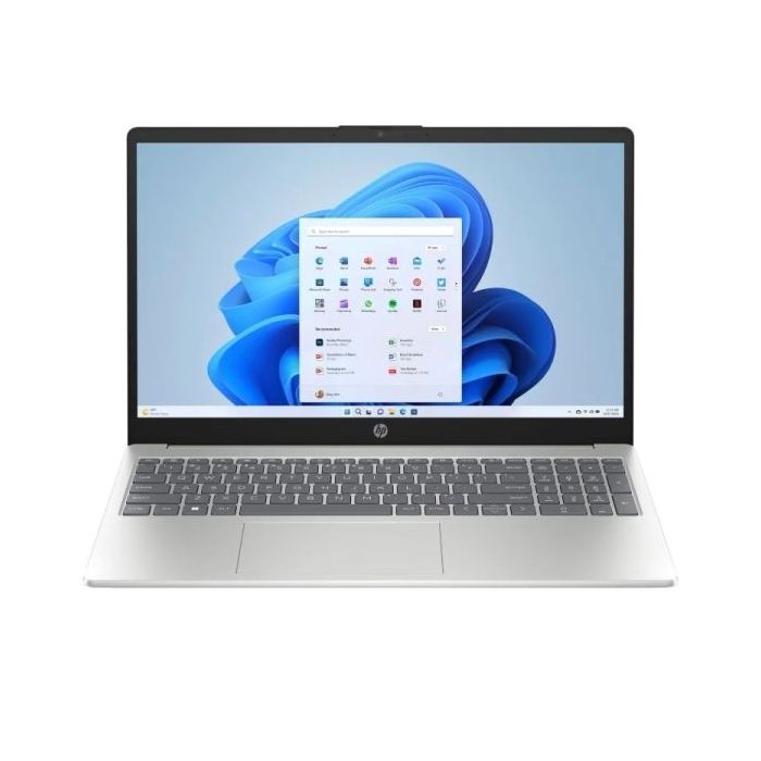 HP 15-fd0061ns Portatil 15.6" Intel Core i7-1355U - 8GB - 512GB SSD - Windows 11 Home - Color Plata - Teclado QWERTY (ES)