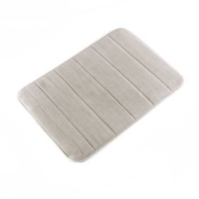 Innovagoods Alfombra de Aseo Viscoelastica - Antideslizante - Superabsorbente - Facil Limpieza - 55x40x1cm - Color Blanco