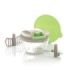 Innovagoods Spinop Mini Picadora Manual - Capacidad 400ml - Incluye Accesorios - Facil Limpieza - Compacto y Ligero - 2.5x9.5x12.5cm - Color Verde y Gris