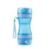 Innovagoods Pettap Botella 2 en 1 para Mascotas - Libre de BPA - Capacidad 500ml - Facil Limpieza - Incluye Tapas - Cordon de Transporte - 8.5x20.8x8.5cm - Color Azul