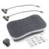 Innovagoods Vybeform Plataforma Vibratoria de Entrenamiento - Potencia 200W - Incluye Accesorios - Ergonomico - hasta 120kg - Mando a Distancia - Guia de Ejercicios - Color Negro y Blanco