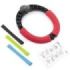 Innovagoods Forcearc Ejercitador de Brazos Regulable - Resistencia Ajustable - Guia de Ejercicios - Material Antideslizante - 3 Bandas de Resistencia - 31.5x26x3.3cm - Colores segun nivel