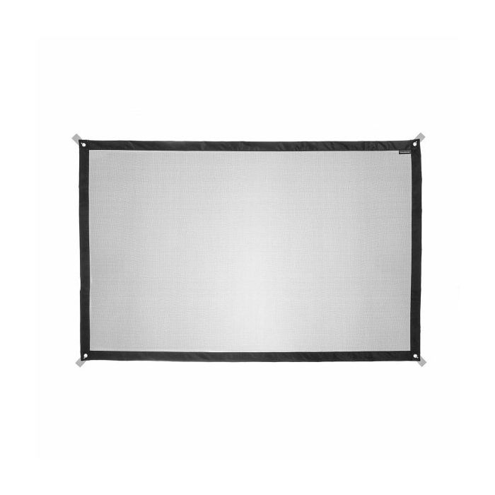 Innovagoods Petinu Red de Seguridad para Mascotas - Facil de Instalar - Resistente y Duradera - Multiposicion - Incluye Colgadores Adhesivos 3M - 112x73cm - Color Negro