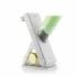 Innovagoods Slichen Mandolina Cortadora de Verduras 5 en 1 - Cuchillas Intercambiables - Plegable - Incluye Recipiente - Facil Limpieza - Seguro - 10x26.5x22cm - Color Gris, Verde y Transparente