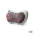 Innovagoods Kompatsu Masajeador Shiatsu Recargable - Calor Infrarrojo - Cabezales Rotativos Bidireccionales - Ergonomico - Autoapagado - Cinta de Sujecion - 31x19x10cm - Color Gris y Negro