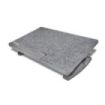 Kensington Smartfit™ Solemate™ Pro Elite Reposapies Superficie de Apoyo con Tela - Altura, Angulo e Inclinacion Ajustables - Base Antideslizante - Mejora Postura y Circulacion - Color Gris