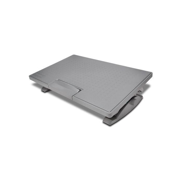 Kensington Smartfit™ Solemate™ Pro Reposapies con Amplia Superficie de Apoyo - Altura, Angulo e Inclinacion Ajustables - Base Antideslizante - Mejora Postura y Circulacion - Color Gris
