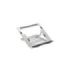 Kensington Easy Riser Soporte de Aluminio para Portatil hasta 16" - Estructura que Facilita la Ventilacion - 6 Ajustes de Altura - Fabricado en Aluminio - Base Antideslizante - Color Gris