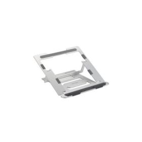 Kensington Easy Riser Soporte de Aluminio para Portatil hasta 16" - Estructura que Facilita la Ventilacion - 6 Ajustes de Altura - Fabricado en Aluminio - Base Antideslizante - Color Gris