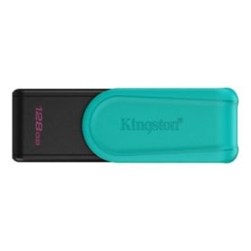 Kingston DataTraveler Exodia Memoria USB 128GB - USB 3.2 Gen 1 - Tapa Giratoria - Color Turquesa