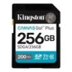 Kingston Tarjeta SDXC 256GB UHS-I U3 V30 Clase 10 200MB/s Canvas Go Plus