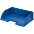 Leitz Plus Jumbo Bandeja Portadocumentos de Gran Capacidad - Acceso Apaisado - Hasta 10uds Apilables - Color Azul