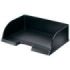 Leitz Plus Jumbo Bandeja Portadocumentos de Gran Capacidad - Acceso Apaisado - Hasta 10uds Apilables - Color Negro