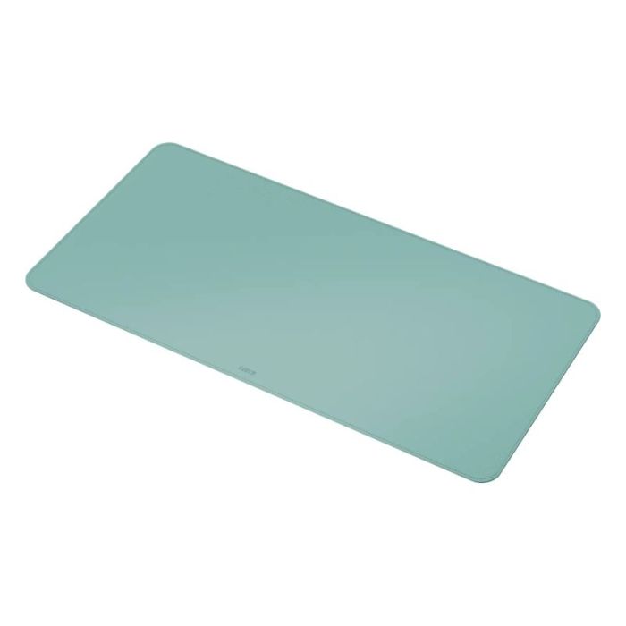 Leitz Alfombrilla de Escritorio Grande 80x40cm - Espesor 2mm - Antideslizante - Impermeable - Color Verde Menta