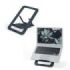 Leitz Soporte para Portatiles hasta 17" - Fabricado en Aluminio - Ultraplano con Diseño SlimLift - 5 Ajustes de Altura - Color Gris Oscuro