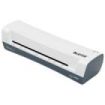 Leitz iLAM Home A4 Plastificadora - Hasta Tamaño A4 - Velocidad 300mm/min - Calentamiento en 3 Minutos - Grueso Bolsa 75 y 125mic - Incluye Paquete de 5 Bolsas de Plastificacion  A4 - Color Blanco/Gris