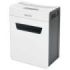 Leitz IQ Protect Premium 8X Destructora de Papel Manual Corte en Particulas P-4 - Destruye hasta 8 Hojas - Ultrasilenciosa - Papelera de 14L - Color Blanco/Gris
