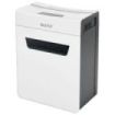 Leitz IQ Protect Premium 8X Destructora de Papel Manual Corte en Particulas P-4 - Destruye hasta 8 Hojas - Ultrasilenciosa - Papelera de 14L - Color Blanco/Gris