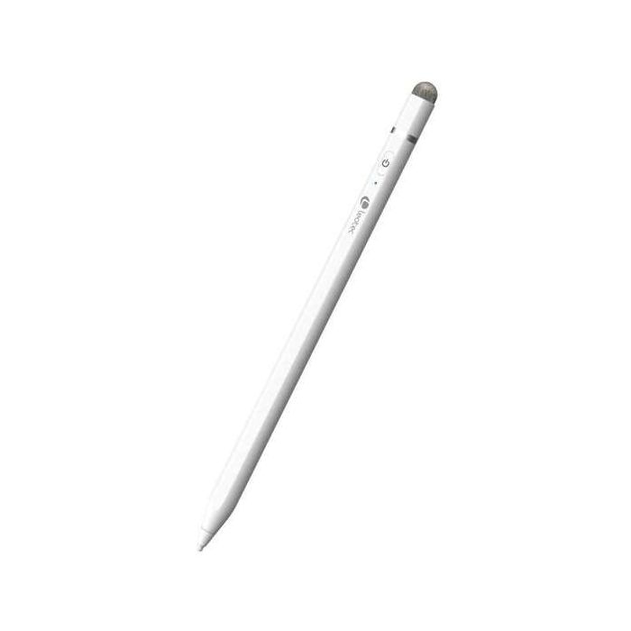 Leotec Stylus ePen Plus Lapiz Digital para Pantalla Tactil - Compatible con Smartphones y Tablets Android, iOS y Windows - Boton On/Off - Apagado Automatico - Autonomia hasta 12h - Punta de Repuesto