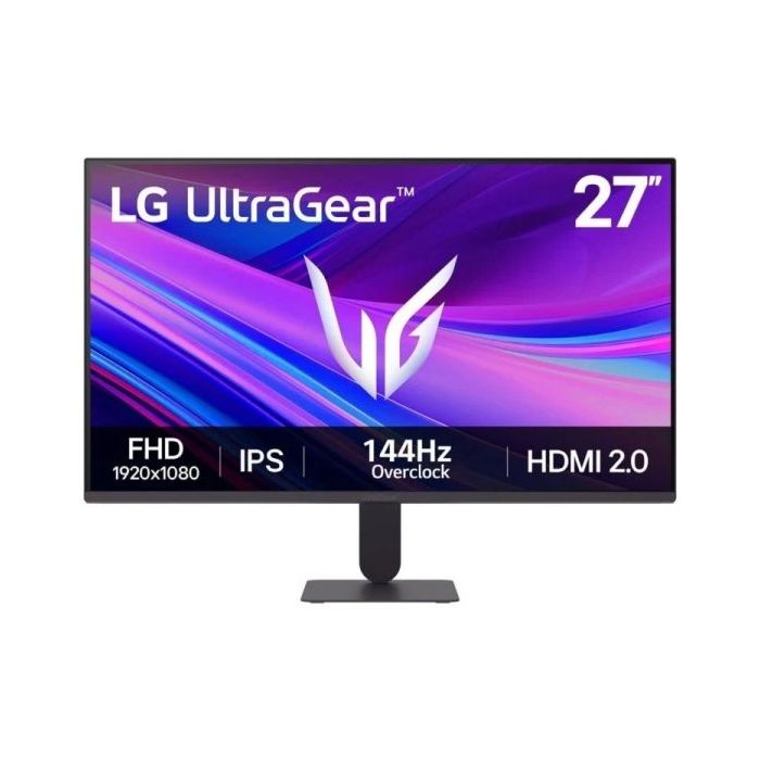 LG Ultragear 27G411A-B Monitor Gaming LED 27" IPS FullHD 144Hz FreeSync HDR10 - Respuesta 5ms - HDMI, DisplayPort - VESA 100x100mm