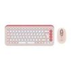 Logitech Pop Icon Combo Pack Inalambrico Teclado Multimedia + Raton - Bluetooth - Autonomia Teclado 36 Meses - Raton 24 Meses - Color Rosa y Blanco