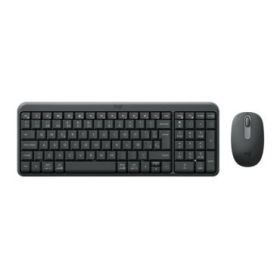 Logitech MK250 Compact Bluetooth Wireless Combo Pack Inalambrico + Raton - Uso Ambidiestro - Indicadores Led - Color Negro