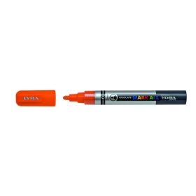 Lyra Mark All Rotulador Permanente - Multisuperficie - Punta Redonda - 2mm - Color Naranja