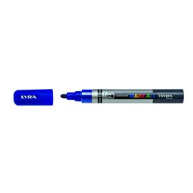 Lyra Mark All Rotulador Permanente - Multisuperficie - Punta Redonda - 2mm - Color Azul Oscuro