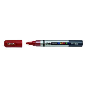 Lyra Mark All Rotulador Permanente - Multisuperficie - Punta Redonda - 2mm - Color Marron