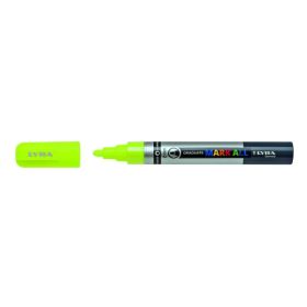 Lyra Mark All Rotulador Permanente - Multisuperficie - Punta Redonda - 2mm - Color Amarillo Neon