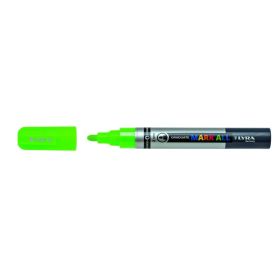 Lyra Mark All Rotulador Permanente - Multisuperficie - Punta Redonda - 2mm - Color Verde Neon