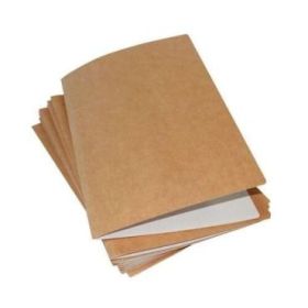 Mariola Pack de 50 Subcarpetas Kraft- Blanco 220gr - Formato Folio - Ranura para Fastener - Color Marron/Blanco