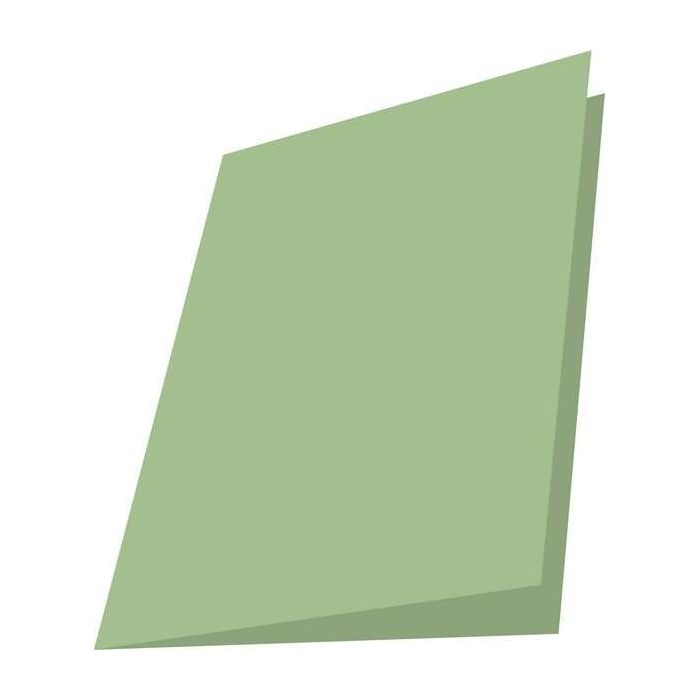 Mariola Pack de 50 Subcarpetas de Cartulina 180gr - Formato Folio - Ranura para Fastener - Color Verde