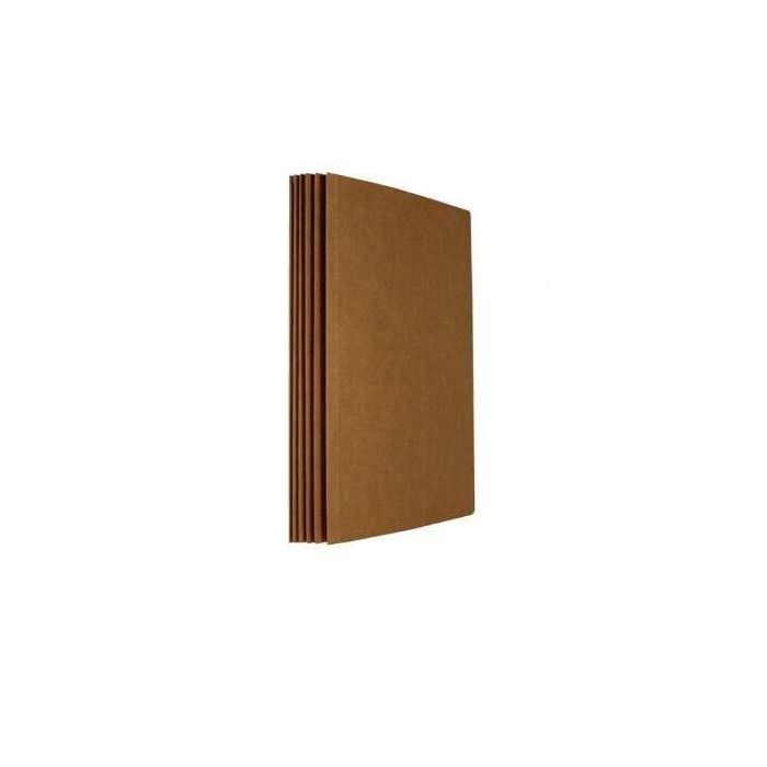 Mariola Pack de 50 Subcarpetas Kraft 200gr - Formato Folio - Ranura para Fastener - Color Marron