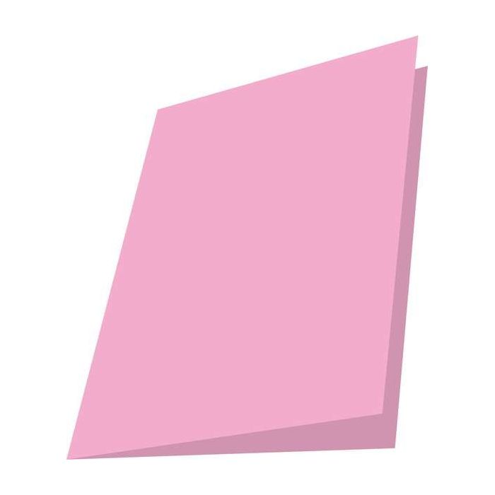 Mariola Pack de 50 Subcarpetas de Cartulina 180gr - Formato A4 - Ranura para Fastener - Color Rosa