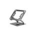 Mars Gaming MA-RSN Soporte de Sobremesa para Portatiles y Tablets hasta 17" - Ajustable en Altura - Rotacion 360º - Inclinacion hasta 180º - 260x225x38mm - Color Acero