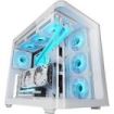 Mars Gaming MC-FUSION Caja Torre ATX - Cristal Templado Curvo Continuo - Soporta Refrigeracion Liquida - Capacidad hasta 10 Ventiladores - 7 Ranuras de Expansion - Color Blanco