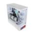 Mars Gaming MC-LCDPRO Caja Torre ATX - Pantalla IPS de 7.2” Personalizable - Cristal Templado Frontal y Lateral - Doble Camara - 7 Ranuras de Expansion - 460x482x210mm - Color Blanco
