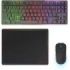 Mars Gaming MCPWTKL Combo Pack Gaming 3en1 - Teclado Hibrido H-Mech Formato TKL - Disposicion Internacional QWERTY US - Raton 3200dpi - Switches HUANO - Color Negro