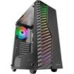 Mars Gaming MC-VOLT Caja Torre ATX - Ventilador ARGB de 120mm - Ventana Lateral de Cristal Templado - Rejilla Frontal ARGB - 7 Ranuras de Expansion - Color Negro