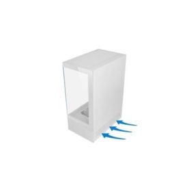 Mars Gaming MC-XO Caja Torre ATX - Ventilador de 120mm FRGB Trasero - Refrigeracion Sidecool - Doble Camara - 7 Ranuras de Expansion - 487x214x350mm - Color Blanco