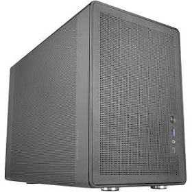 Mars Gaming MC-XPRO Minitorre Ultracompacta - Soporte MicroATX/Mini-ITX - Rejilla de Refrigeracion 360° - Ventilador Trasero de 120mm - 4 Ranuras de Expansion - 392x196x289mm - Color Negro