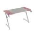 Mars Gaming MGD-X120RGB Mesa Gaming - Iluminacion ARGB con Mando - Soportes Auriculares y Bebidas - Alfombrilla XXL - Estructura Acero - 120x60x1.5cm - Acabado en Fibra de Carbono - Color Blanco y Rosa