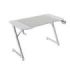 Mars Gaming MGD-X120 Mesa Gaming - Soportes Auriculares y Bebidas - Alfombrilla XXL - Estructura Acero - 120x60x1.5cm - Acabado en Fibra de Carbono - Color Blanco