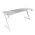 Mars Gaming MGD-X160 Mesa Gaming - Soportes Auriculares y Bebidas - Alfombrilla XXL - Estructura Acero - 160x60x1.5cm - Acabado en Fibra de Carbono - Color Blanco