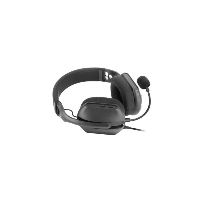 Mars Gaming MH-PRO Auriculares Gaming - Cable de 180cm - Almohadillas Air Transpirables - Controles Integrados - Microfono Integrado - Iluminacion ARGB - 76x200x187mm - Color Negro
