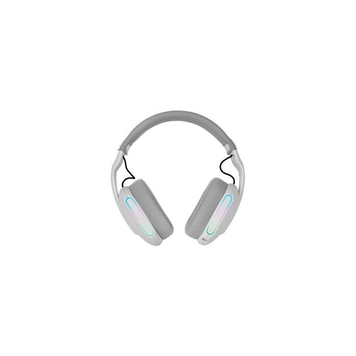 Mars Gaming MHW-PRO Auriculares Gaming Bluetooth 5.3 - Sonido 3D Envolvente 7.1 - Controles Integrados - Microfono Dual - Iluminacion ARGB - 76x200x187mm - Color Blanco