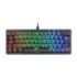 Mars Gaming MKMINIPRO Teclado Compacto Hibrido H-Mech - Switch SKN Amarillo - Disposicion Italiana QWERTY IT - Iluminacion RGB Chroma - 300x114x42mm - Color Negro
