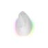 Mars Gaming MM-SK Raton Gaming Inalambrico Vertical para Diestros - Sensor 8400dpi - Bluetooth 5.1 - RF 2.4Ghz - Switches HUANO - Iluminacion RGB - 109x73x76mm - Color Blanco