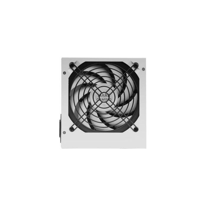 Mars Gaming MPIII550P Fuente de Alimentacion ATX de 550W - Ventilador de 12cm - Silencioso con Tecnologia AI-RPM - 14dB - Color Blanco